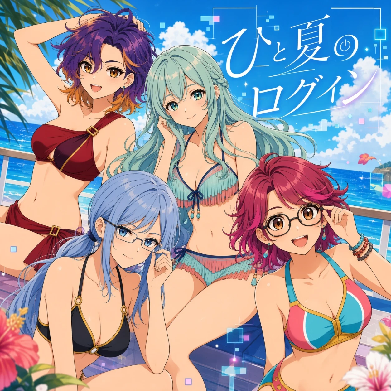 ひと夏のログイン ジャケット